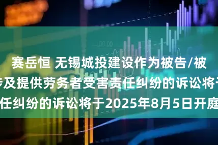赛岳恒 无锡城投建设作为被告/被上诉人的1起涉及提供劳务者受害责任纠纷的诉讼将于2025年8月5日开庭